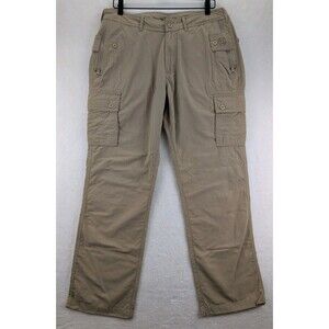 Clothing Arts P Cubed Pick Pocket Proof Cargo Pants Mens Sz 34 x 30 Beige NYLON